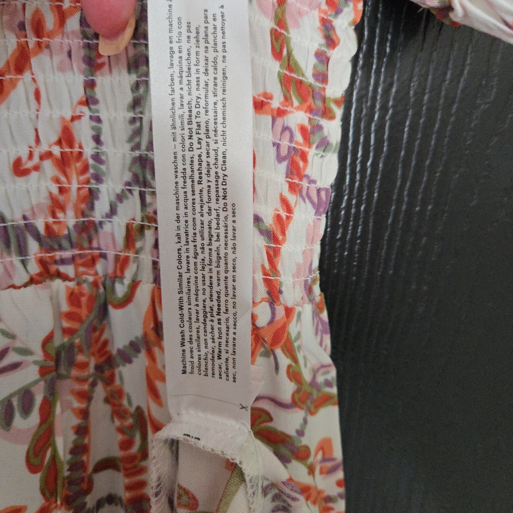 Lascana Multi Print Puff Sleeve Maxi Dress Nwt - Picture 8 of 14